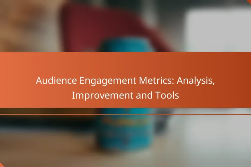 Mesures d’Engagement du Public : Analyse, Amélioration et Outils
